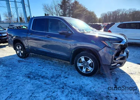 2024 Honda Ridgeline Rtl z USA, uszkodzony, nr VIN 5FPYK3F50RB007635